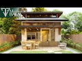PINOY SMALL HOUSE DESIGN | 30 SQM. LOW-COST LOFT HOUSE | MODERN BALAI