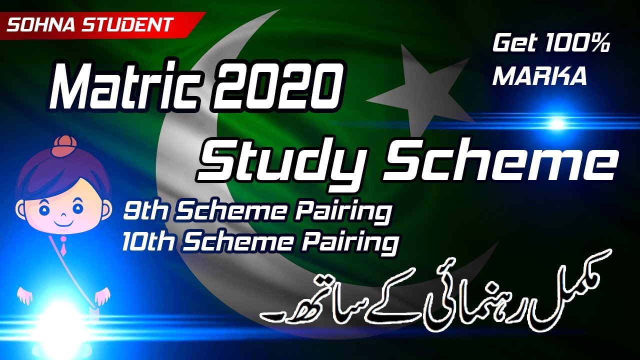 Matric Pairing Scheme 2020 All Subjects Combination to get 100% marks ...