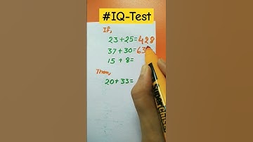 IQ Test #easy #iq #brain #challenge #iqtest #puzzle #shorts #solve #logic