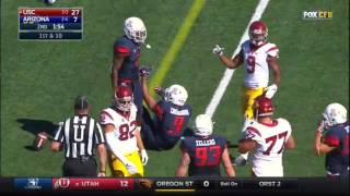 Football: USC 48, Arizona 14 - Highlights 10/15/16