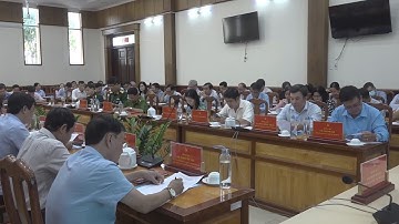 Hội nghị giao ban công tác xây dựng Đảng, Dân vận 9 tháng qua