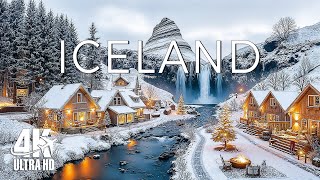 Iceland 4K Winter | Explore Ice Caves, Volcanoes & Northern Lights Magic
