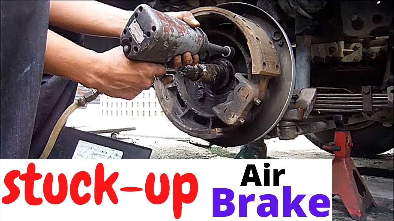 HOW TO REPAIR STUCK UP AIR BRAKE YouTube