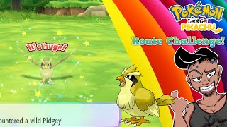 LIVE Shiny Route Challenge #3: Shiny Pidgey - Pokemon Let's Go Pikachu