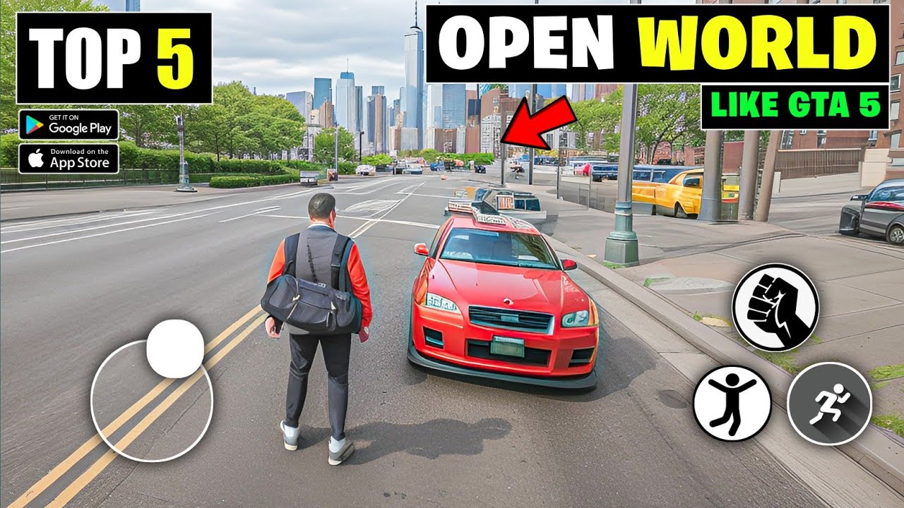 Top 5 New Open World Games For Android | best open world games - YouTube