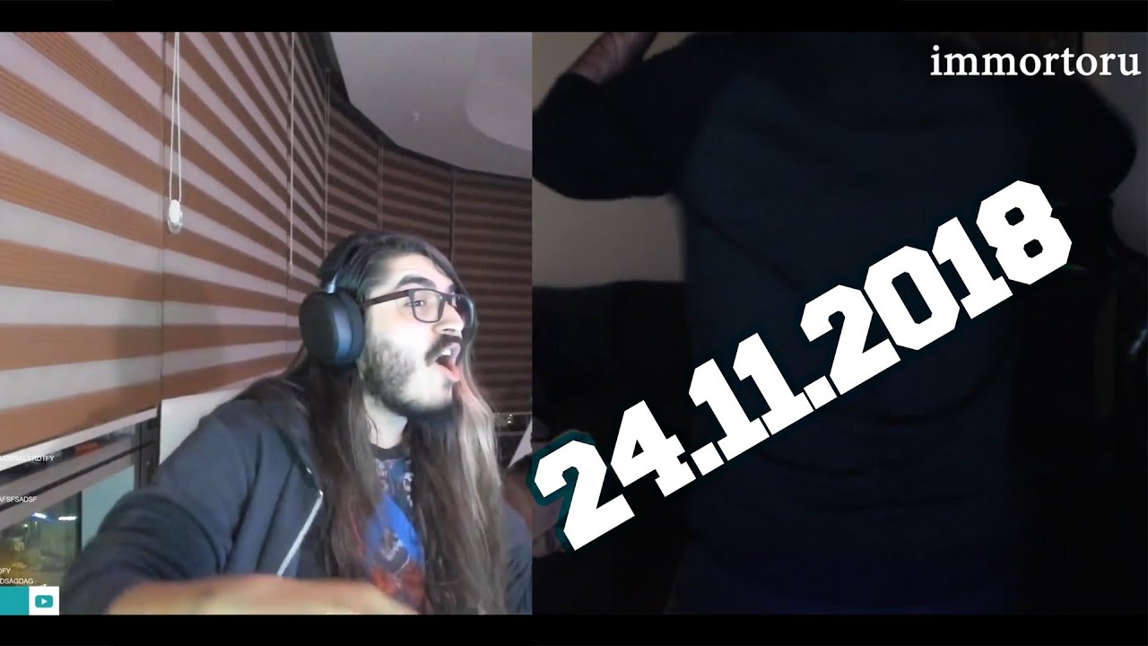 Twitch En Çok İzlenen Klipler 24.11.2018 (KOMIK ANLAR,  IMMORTORU TWERK YAPIYOR,)