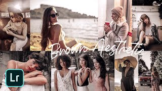 Brown Aesthetic Lightroom Preset – Earthy Neutral Brown Feed Look screenshot 4