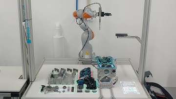 Spatial augmented reality interface for human-robot collaboration in assembly workstations