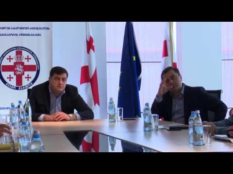 04.06.2018 სამუშაო შეხვედრისას სანიაღვრე სისტემების მოწესრიგებაზე ისაუბრეს