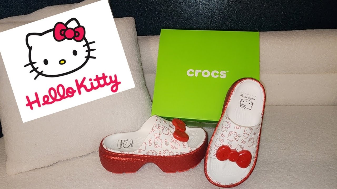 UNBOXING HELLO KITTY STOMP CROCS TRUE TO SIZE OR DOWN UP SIZE UNBOXING HELLO KITTY STOMP CROCS TRUE TO SIZE OR DOWN UP SIZE