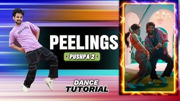 Peelings Dance Tutorial Rashmika and Allu Arjun Dance Tutorial |  Ajay Poptron Tutorial