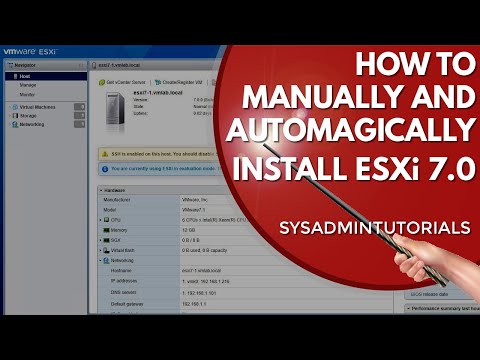 vSphere 7 - How To Install and Configure VMware ESXi 7
