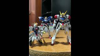 Peak (Game) moment featuring: Gundam Aerial, Gundam Barbatos, O0 Gundam, Freedom Gundam #stopmotion