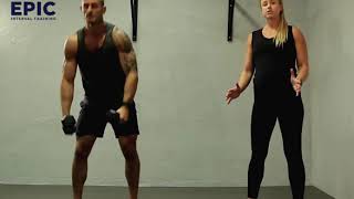 Dumbbell Clean to Thruster DEMO