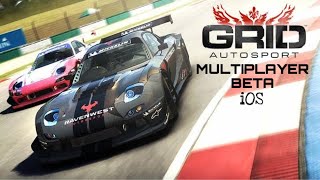 GRID AUTOSPORT - iOS - MULTIPLAYER BETA GAMEPLAY - iPhone 11 Pro Max