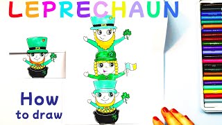 How to Draw Leprechaun folding surprise | Primary School Kids Drawing Lessons Online, Part 78