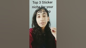 Top 3 Sticker niche ideas for your POD/Redbubble shop #shorts ❤️