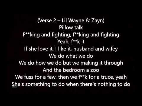 Download ZAYN – Pillowtalk Remix ft  Lil Wayne Lyrics
