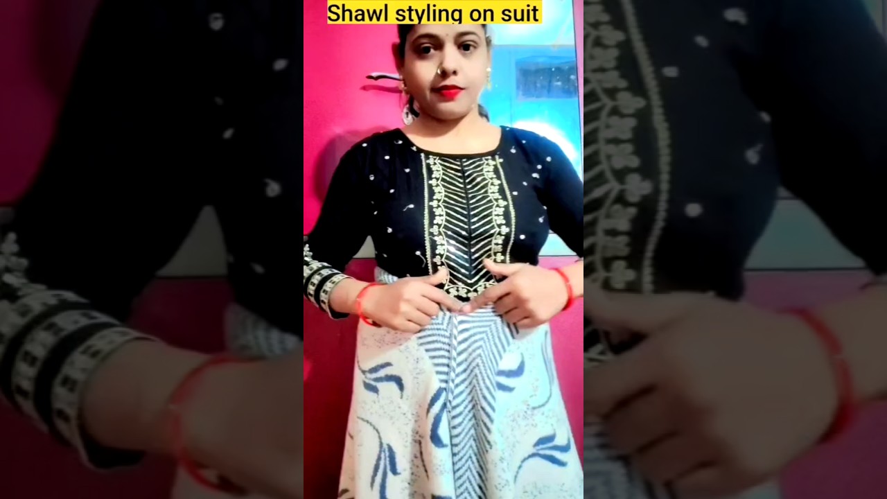 Shawl styling on suit😍