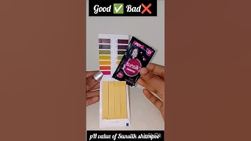 Sunsilk shampoo pH testing #phtesting #viralvideo #likeandsubscribe #shortsvideo