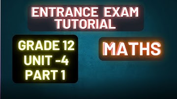 Grade 12 mathematics unit 4 - part 1 - Linear programing