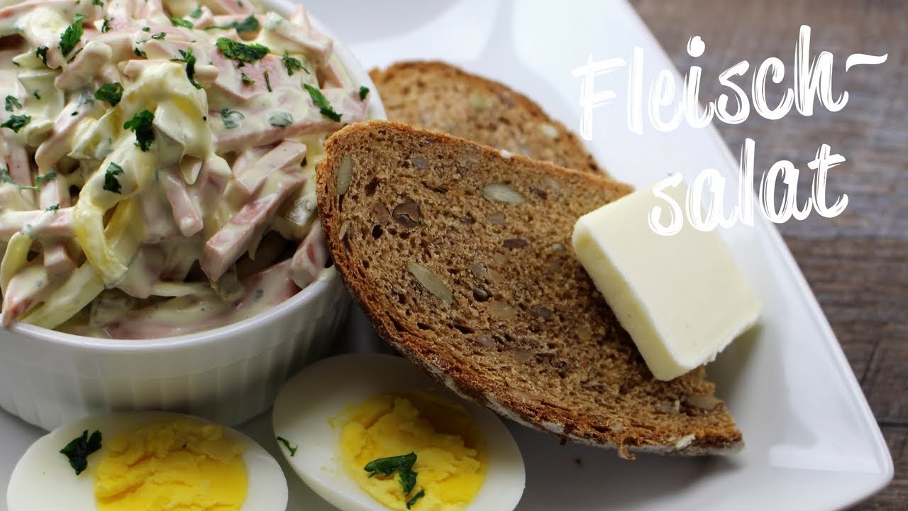 Fleischsalat - German Meat Salad - YouTube