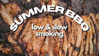 SUMMER BBQ MEAT REVEAL - low and slow smoked brisket, beef ribs, pulled pork and more!