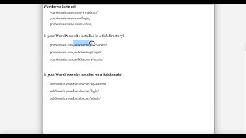 How to find your login url and login to WordPress