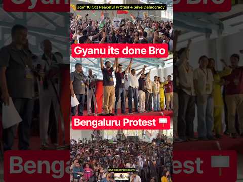 Gyanu its Done Bro ! Must Resign | Cockroach Janta Party | Bengaluru Protest #cjp #begaluru #shorts