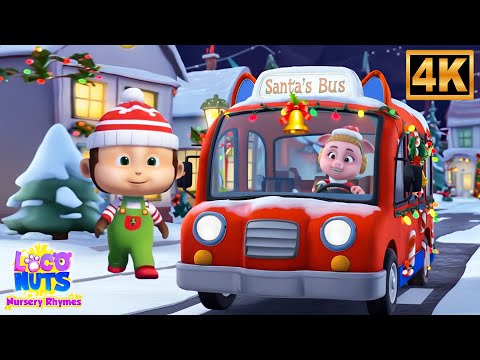 Loco Nuts - Christmas Wheels on the Bus | Video about a fun holiday trip for kids