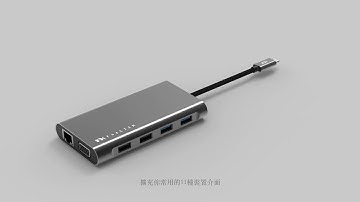 Feeltek - Mega-Dock  11 in 1 USB-C Hub Product Intro
