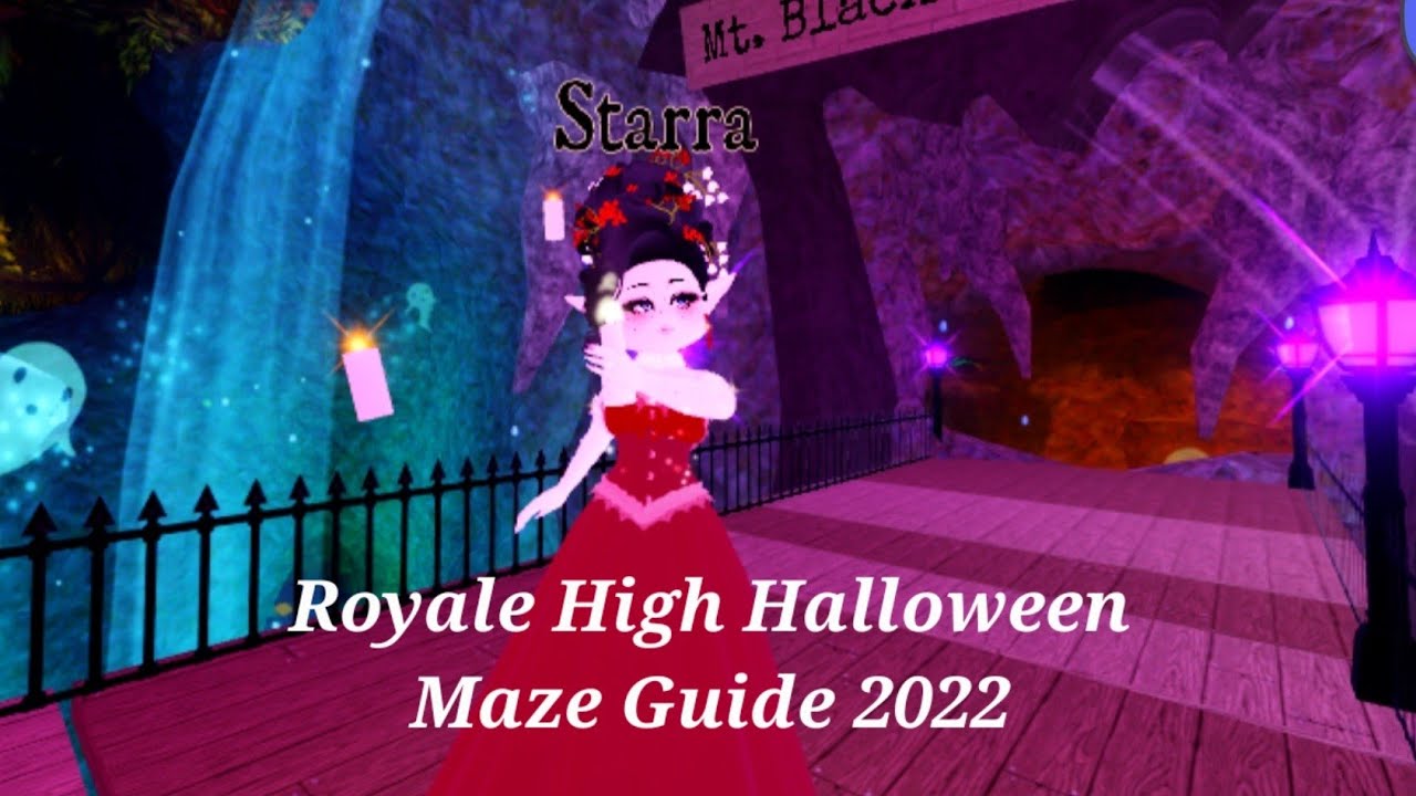 Royale High Halloween Maze Guide 2022 YouTube