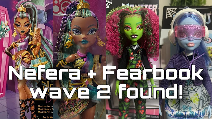 MONSTER HIGH NEWS! G3 Nefera + Fearbook Venus and Abbey found irl! Finalized Nefera doll!