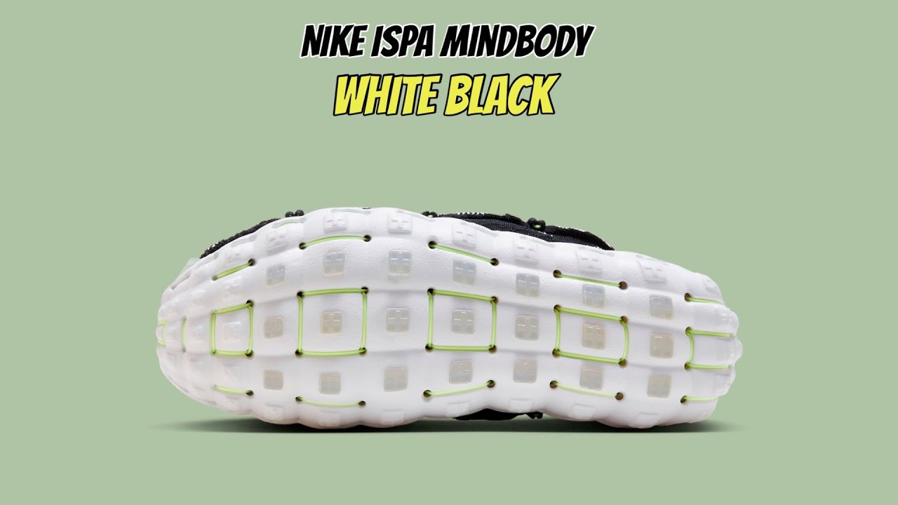 Nike ISPA Mindbody Black/Anthracite Suminagashi Shoe