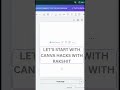 Canva secret Hacks That will save your time! 🚀