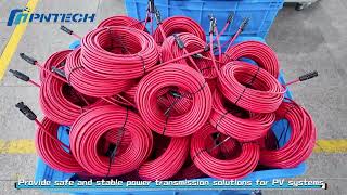 High-performance solar PV extension cables by Pntech, professional custom service available.