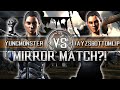 Mortal Kombat X: Yungmonster12 vs JayZsbottomlip FT10 (Busted Lip?)