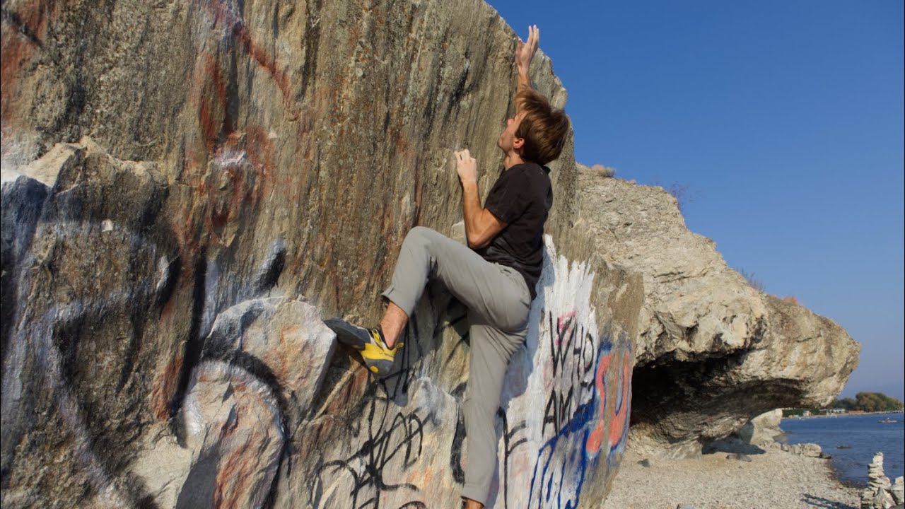 Pebble Beach Graffiti Boulder Classics V1 6 YouTube Pebble beach graffiti boulder classics v1 6 youtube