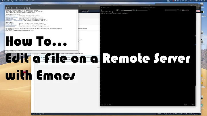 Edit Remote Files with Emacs