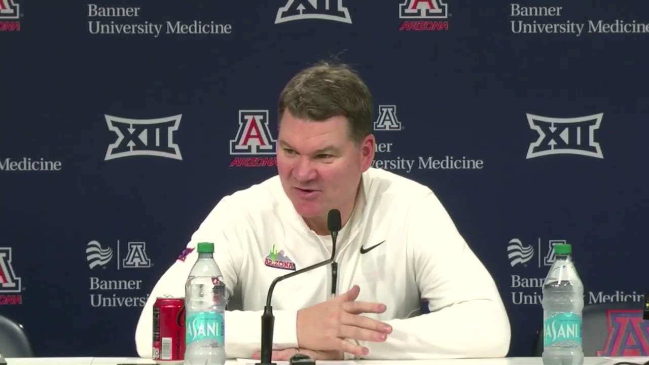 Пресс-конференция баскетбольной команды Аризоны - Томми Ллойд