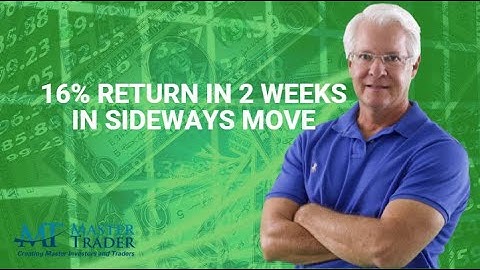 How to Make 16% In 2 Weeks Without the Stock Moving - MasterTrader.com
