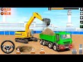 🔥New Large City Road Construction Gameplay 🚧 - JCB Road ConstructionSimulator 3D - Android Gameplay