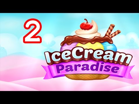 Ice Cream Paradise - Match 3 - Level 2 - Lösung Solution Walkthrough