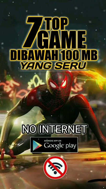 WAJIB COBA😱 Rekomendasi 7 game dibawah 100 MB NO internet