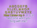 ABC Alphabet Song Karaoke 