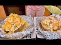 I followed Ray Mack’s loaded shrimp 🍤 baked potato recipe 🥔 Overloaded Potato