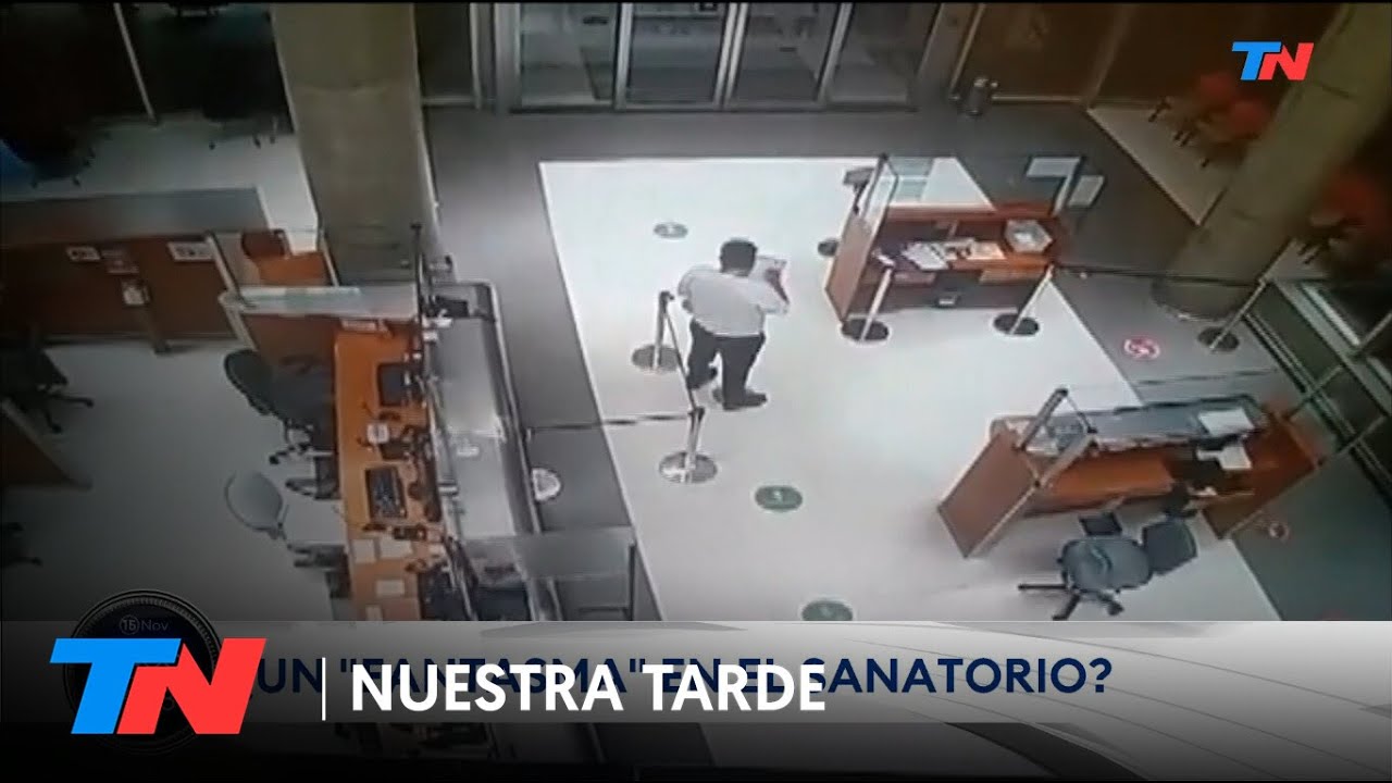 ¿Un fantasma en el Finochietto?: la extraña reacción de un guardia que quedó registrada en un video
