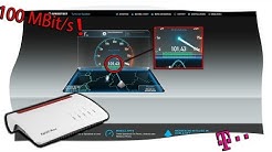 INTERNET SPEEDTEST | 100MBit/s | FRITZ!Box 7590 | Telekom VDSL Vectoring