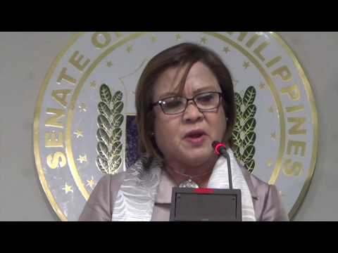 FULL SPEECH: De Lima addresses Duterte tirade