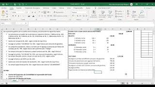 ARQUEO DE CAJA RENDICION DE CUENTAS Y AJUSTE CONTABLE